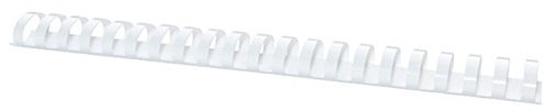 OFFICE PRODUCTS Plastikbinderücken 50 Stück DIN A4 32mm (300 Seiten) Binderücken Bindungskämme Plastikbindung | Kunststoff | Farbe: Weiß