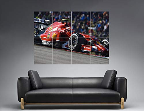Kimi Raikkonen f1 Wall Art Poster A0 Large Print