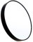 Miroir grossissant x10, miroir de maquillage rond de 13 cm avec ventouses pour maquillage, rasage, épilation, retrait des points noirs/imperfections (noir)