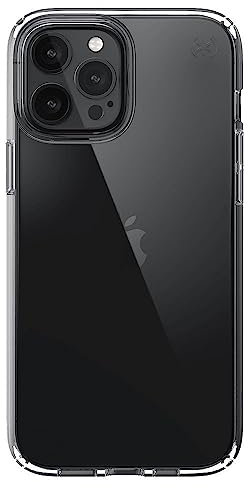 Speck Products Presidio Perfect-Clear iPhone 12 Pro Max Case, Clear/Clear