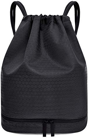 Gsogcax Beutel mit Kordelzug, 20 l, wasserdichter Turnbeutel mit Kordelzug, für Schule, Mädchen, Jungen, Rucksack, Einkaufen, Yoga, Schule, Strand, Fußball