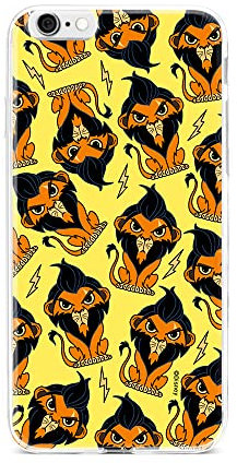ERT GROUP Handyhülle für iPhone 6/6S Original und offiziell Lizenziertes Disney Muster Scar 002 optimal an die Form des Handy angepasst, hülle aus TPU
