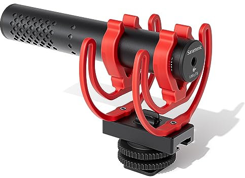 Saramonic VMic7S On-Camera Shotgun Microphone, Condenser Video Mic for Camera DSLR Phone Vlog Podcast Interview ENG/EFP Outdoor Recording