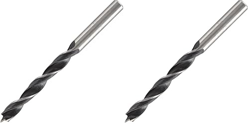wolfcraft Holzspiralbohrer, Ø 3 mm I 7603010 I Für Bohrungen in Weichholz (Packung mit 2)