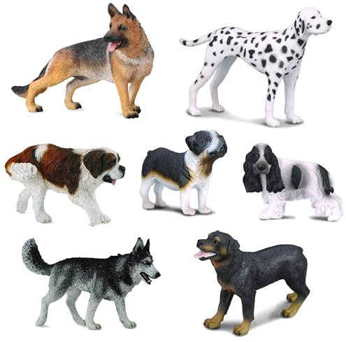 Collecta Figuren-Set von 7 Hunde, Haustiere 3+