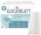 Glücksblatt Küchentücher, 9 Rollen á 100 Blatt, 3-lagige Küchenrollen Großpackung, plastikfrei, nachhaltig, Haushaltsrollen, Allzwecktücher, Papiertücher, Papierhandtücher, Küchenpapier