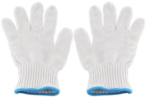 2 Pairs Oven Gloves Heat Cotton Gloves Protection Cooking
