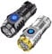 Yolimok Three-Eyed Monster| - Three-Eyed Monster Mini Flashlight Rechargeable, Three-Eyed Monster Mini Flash Super Power Flashlight, Mini Compact Torch Flashlights High Lumens Waterproof (2pcs)