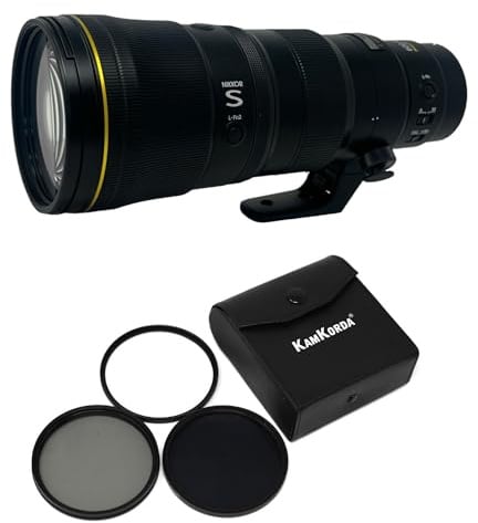 KamKorda Lens Filter Kit 95mm + Z 600mm f/6.3 VR S | Full Frame, Handheld Super-Telephoto Prime, 5.5-Stop VR Image Stabilization + 2 Year Warranty