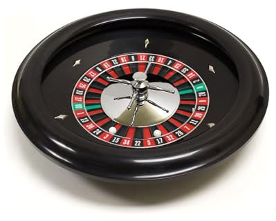 NSSXSN 1-teiliges Russisches Double-Zero-Roulette-Premium-Bakelit-Rouletterad, perfekt für Familienspielabende
