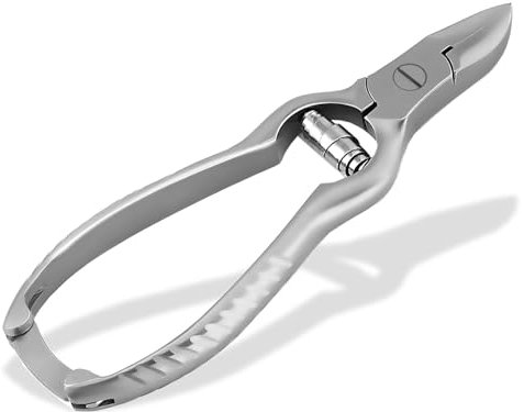 InstrumenteNrw Premium Krallenzange Krallenschere Krallenschneider Pfotenschere 12 cm für Hunde Katzen Nager - Rostfreier Edelstahl mit Geriffelten Griff