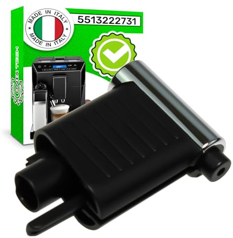 Hot Water Nozzle for The Coffee Machine with The Original Code 5513222731 for Ariete for DeLonghi ECAM44.660 ECAM 44.66 ECAM556.55 - Made in Italy - Warranty 5 Years - ONIX TECH