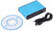 CosyCaya Tarjeta de Sonido, Tarjeta de Sonido Externa de 6 Canales USB 2.0 Externo 7.1 5.1 Sonido Envolvente óPtico Adaptador de Tarjeta de Sonido de Audio S/PDIF