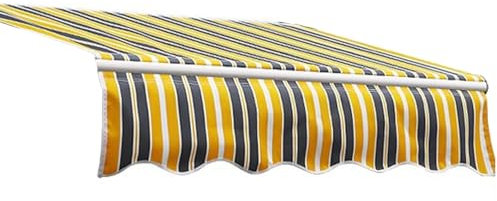 SCBTGKLN Ersatzstoff for Markisen, Ersatzstoff for Klemmmarkise 300cm Breit, Ersatzstoff for Markisen, 100% Polyester-Überdachung, Wasserdicht, Unterstand for Hof, Terrasse, Balkon(3x1.5m=9.8x4.9ft)