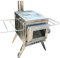 Holzofen Wohnzimmer Klein, Holzofen Zum Kochen mit Klappbaren Beinen mit Sichtfenster Holz Kamin, Zeltheizung Camping, Holz Tent Stove Zelt Ofen Outdoor