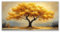 BOHUO Gelb, grau Kunstdrücke auf Leinwand Baum Wandbilder, Minimalistischer Baum Baum des Lebens Bild Moderne Gemälde für Yoga-Raum Home Wanddeko-80x160cm Ungerahmt