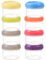 FYKZQWDS 8 Pcs Small Pots With Lids, Small Containers With Lids, Colorful and Highly Sealed Small Food Containers, for Use In Restaurants and Home Kitchens