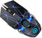 Angoily Ratones para Juegos con Cable Luz Led RGB Almohadillas Anchas para Los Pies Accesorio para Ratones para Juegos De Computadora
