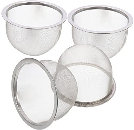 Garneck 4stücke Edelstahl Teesieb Aus Teilen Hochwertiger Teefilter Für Teezubereitung Geeignet Für Teekannen Teezeremonien Und Gastronomie - Rostfrei Und Langlebig