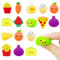 Cuackamily 16 Pezzi Squishy Mini cibo, Kawaii Squeeze Giocattoli Antistress per Bambini Squishy Antistress per Feste di Compleanno Morbido Spremere Gadget Decorativi Regalini per Bambini e Adulti