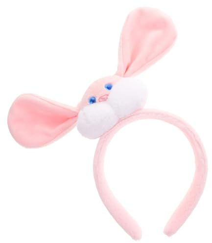 Veemoon Plüschhasen Stirnband Mädchen Kaninchen Haarband Aus Atmungsaktivem Stoff Für Ostern Party Karneval Weihnachten