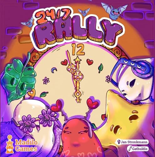 Generisch 24/7 Rally-2 bis 6 Spieler-Auch ab 7 Jahren zu Spielen-Als Duel, individuel und in Teams zu Spielen-Ideal für Kinder und Erwachsenen