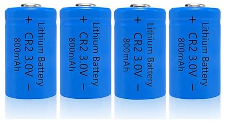 4 piezas: botón superior CR2 15270 de 3.0 V 800 mAh para LED, mini ventiladores, etc.