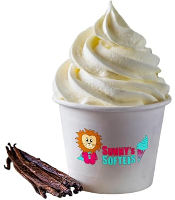 Sunny's Softeis Flüssigmix Vanille 5 L – Softeismix für Softeismaschinen