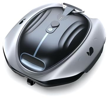 Bubot 300P Akku-Poolroboter für Aufstellpools, leistungsstarker Poolroboter mit DirtLock-Technologie, LED-Anzeige, automatischer Parkfunktion, vergrößertem Staufach und 90 Minuten Laufzeit