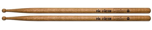 Vic Firth - Bacchette per Batteria Rullante Symphonic Collection - Persimmon - Punta di Legno