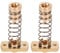 2er-Pack CR10 Z-Achse T8 Anti-Rückschlag-Mutter, federbelastet, Eliminierungslücke, Messingmuttern für Upgrade Ender 3 Ender 3s Ender 3 Pro V2 CR-10 Tornado 3D-Drucker 8 mm Acme-Gewindestange