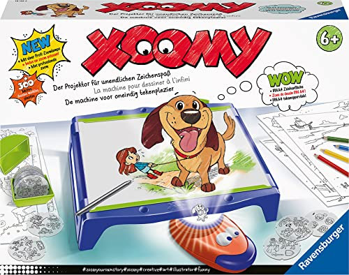 Ravensburger Xoomy Maxi A4 18135 - Zeichnen Lernen, Kreatives Zeichnen und Malen für Kinder ab 6 Jahren, Zeichenset mit über 300 Motiven für unendlichen Zeichenspaß