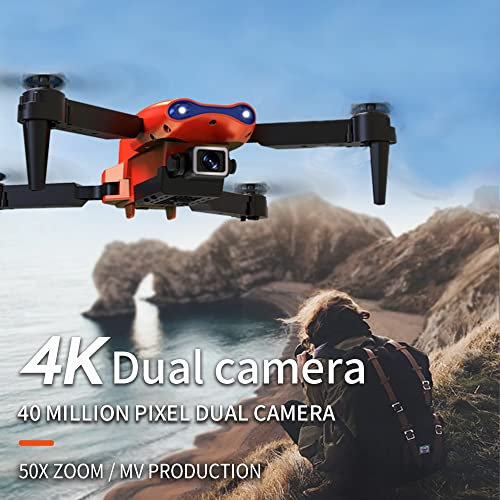 Folding drone 4K dual camera HD aerial photography quadcopter remote control dual camera HD drone Aerial photography drone