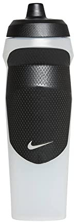 Nike Hypersport, Bottiglia Unisex Adulto, Clear/Black/Black/Clear, Taglia Unica