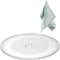 12 Microwave Glass Turntable Plate Replacement for Whirlpool Microwave Glass Plate - Replace Microwave Glass Tray # W11367904 W10337247 AP6892124