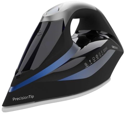 Cecotec Fer à Repasser Horizontal avec Pompe Double Steam IronHero 3000 Sauna i-Pump. 3000 W, Thermoblock, Double Élément Chauffant, Pompe Eau Intégrée, Semelle Turbo Slide, Cyclo Clean, Antigoutte