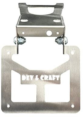 Portatarga Pieghevole Beta RR 2021 2022 2023 2024 2025 Moto Motard Enduro Targa 50cc (Senza Verniciatura)