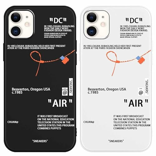 nurkorki [2 Confezioni] Cover per iPhone 11 6,1'', Sports Custodia con Disegno di Morbido Antiurto Anti-Graffio Case TPU Silicone Morbida Protezione Copertura Compatibile con iPhone 11