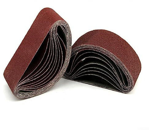 12PCS Sander Belt, 75X457mm Sanding Belts 60 80 120 150 240 400 Grit Belt Sander Sandpaper, Sander Belts Set
