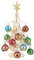 ifundom Decorazione Tavolo Per Albero Di Natale In Con Palline Colorate Ornamento Per Albero Di Natale Tavolo Per Le Festività Natalizie