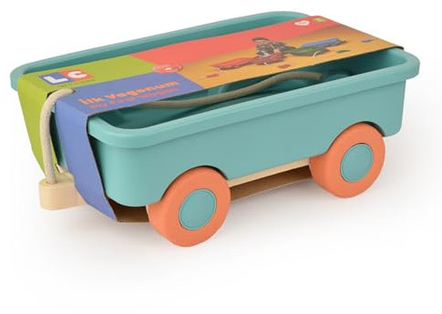 Kids Wagon Toys Outdoor Play Equipment for Children | Safe, BPA Free Pull Along Cart for 2-6 Years Old, Beach, Garden Toys, Push Along Toy, Stroller Wagon | Boy, Girl, Baby Gifts