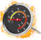 Stainless Steel Barbecue BBQ Smoker Grill Thermometer Temper