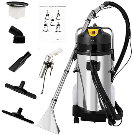 40L/11Gal Commercial Carpet Cleaner, 3 in 1 Multi-Purpose Floor Cleaning Machine Heavy Duty Extractor Vacuum Washing Machine, 1049W Powerful Sofa Curtain Carpet Cleaning Machine