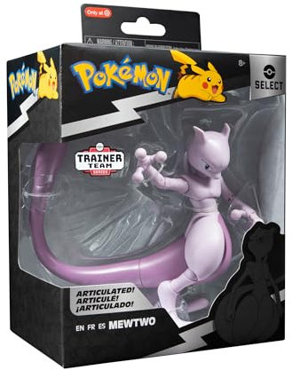 BANDAI - Pokémon – Figur mit Gelenken, 12 cm – Mewtwo – JW2417
