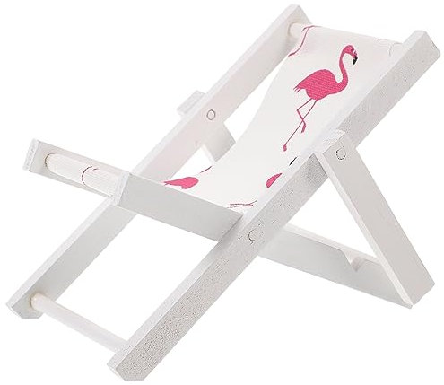 VICASKY Holz Strandkorb Stoffstühle Küstenstuhl Modell Klappstuhl Wiege Holz