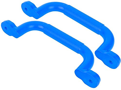 Playground Safety Handles Non Slip Plastic Playground Grab Handles Exclusive for Playhouse,Treehouse,Climbing Frame,Jungle Gym (Azul)