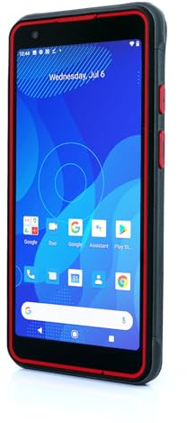 6 Zoll Rugged PDA Android 13 mit 4GB+64GB, CM60 1D/2D Barcode Scanner, 8000 mAh Akku, 4G LTE, WLAN, GPS, NFC, IP68 Industrie MDE Gerät für Lager & Inventur