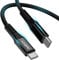 USB C to USB C Charger Cable 2Pack 1M,Nylon Braided USB C to C Cable Fast Charge 60W Type C Data Cable Compatible with iPhone 15 Samsung Galaxy S24 S23 Pixel 7 Sony LG iPad Macbook