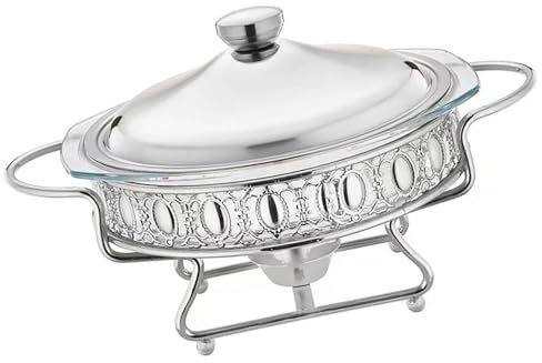 Hangsu Thermostat-Töpfe, elegant, rund, Glas-Speisenwärmer, Küchenutensilien, 2,0 l, Thermostat-Töpfe für den täglichen Gebrauch