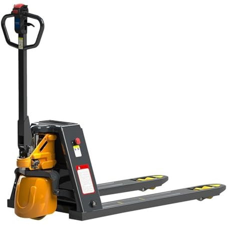 Handpumpen-Gabelhubwagen Elektrischer Palettenhubwagen mit Lithium-Batterie-Antrieb for schmale Bereiche mit einer Kapazität von 4.400 Pfund Palettenwagen(68cm)